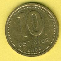 Argentinien 10 Centavos 2004