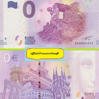 0 Euro Schein Il Gigante Monterosso al Mare SEEW 2017-4 offiziell ausverkauft Nr 4077