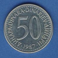 Jugoslawien 50 Dinara 1987