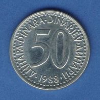 Jugoslawien 50 Dinara 1988