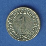 Jugoslawien 1 Dinar 1983