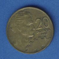 Jugoslawien 20 Dinar 1963