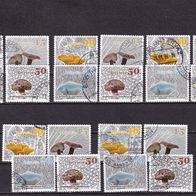 Schweiz MiNr. 2338-2341 Pilze komplett gestempelt zur Auswahl M€ 1,90 #I56bf