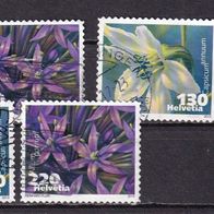 Schweiz MiNr. 2300-2301 Gemüseblüten komplett gestempelt zur Auswahl M€ 6,50 #I59ab
