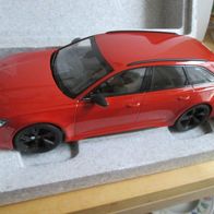 Minichamps Audi RS Avant 2019 orange metallic 1:18 *