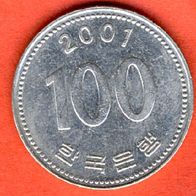 Südkorea 100 Won 2001