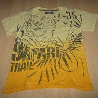 tolles T-Shirt H&M LOGG Gr.134/140 Tigerdruck top (0715)