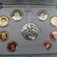 Vatikan Kursmünzensatz PP/ Proof 2003 mit Sterling-Silber-Medaille, Rar !!!