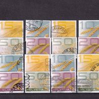 Schweiz MiNr. 2069-2072 Getreide komplett gestempelt zur Auswahl M€ 1,40 #I73ad