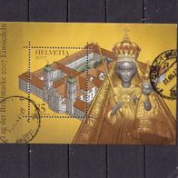 Schweiz Block 42 MiNr. 2035 Einsiedeln gestempelt M€ 8,00 #537n