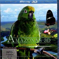 Blu-ray - Faszination Amazonas 3D - Doku Südamerika Regenwald Vögel Fauna Flora