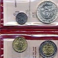 San Marino KMS 10 Münzen 1992 mit 1000 Lire SILBER, Kolumbus, Selten !!!