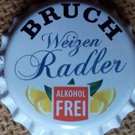 Bruch Weizen Radler Alkoholfrei 2015 Bier Brauerei Kronkorken RAR neu in unbenutzt