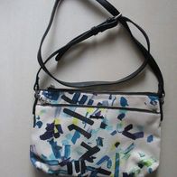 Handtasche Umhängetasche desigual blau weiß gemustert