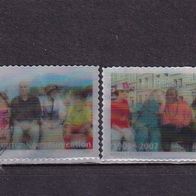 Schweiz MiNr. 2014-2015 Kommunikation animiert gestempelt M€ 3,50 #I74d