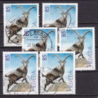 Schweiz MiNr. 1960 Steinbock gestempelt zur Auswahl M€ 1,20 #I79ab