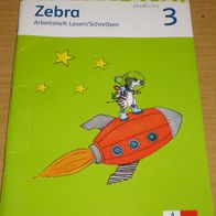 Heft: Zebra 3 Arbeitsheft Lesen/Schreiben, Klett, 2018