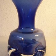 Massive Bavaria-Blaue Glas-Vase