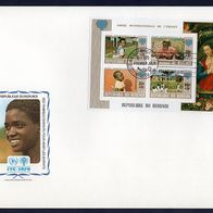 3) IYC FDC 1979 - Burundi - MiNr. Block 109 A - International Year of the Child