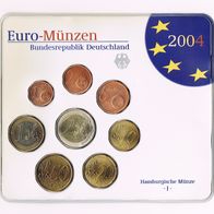 Euro - "Kursmünzensatz 2004 J" Deutschland in Stempelglanz