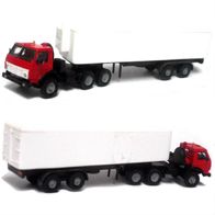 KamAZ 4320 ´76, Kühlkoffer-Sz., rot-weiß, Kleinserie, Ep4, RK-Modelle / Wiking Spur N