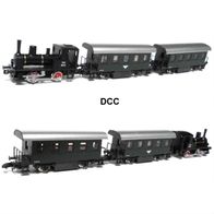 BR 88, ÖBB, Dampflok, 2x Wagen, OVP, digital DCC 33, Kato K10-500-3 Ep1, Spur N