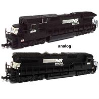 C40-8, 8667, Norfolk Southern, Diesellok, analog, Bachmann 85054 Ep3