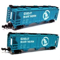 Covered Hopper Car, Great Northern, Selbstentlade- Silowagen, EVP, Bachmann 5484 Ep3