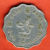 Hong Kong 2 Dollar 1980