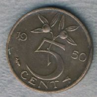 Niederlande 5 Cent 1950