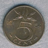 Niederlande 5 Cent 1954