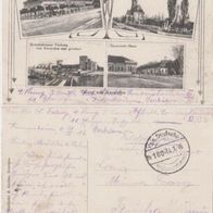 Kevevára-Kovin-Serbien-AK-1916 Kais. Deutsche-Feldpoststation 4Bild Karte Erh.1