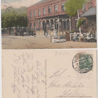 Kleindembach-Langenorla-AK-1913 Gasthaus zum Bahnhof Hermann Schau Erh.1