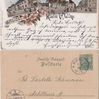 Kleinwelka-Bauzen-Litho AK 1900 Gasthaus der Brüder Gemeine Erh. 2