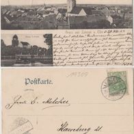 Lenzen-Elbe-AK-1904 Bick von der Burg Erh.1