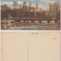 Lenzen-Elbe-AK-1908 Ansicht der Burg vom Wasser aus Erh1