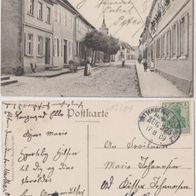 Lenzen-Elbe-AK-1909 Hamburger Strasse Erh.1