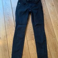 schwarze Damenhose, Jeanshose, Damenjeans von Tom Tailor, Gr. 27