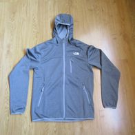 The North Face Softshell Jacke, Windbreaker mit Kapuze, Grau, Größe M