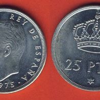 Spanien 25 Pesetas 1975 ( * 76 ) Top