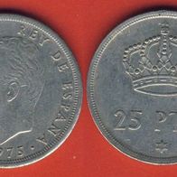 Spanien 25 Pesetas 1975 ( * 76 )