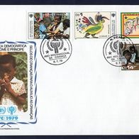 8) IYC FDC 1979 - São Tomé und Príncipe - MiNr. 579-582 - Intern. Year of the Child