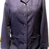 Jacke Blazer Blusenjacke Gr. 40 - dunkelblau - Finest Fashion Uptown - NEU
