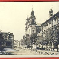 Mannheim Schillerplatz m Jesuitenkirche gel 1923 (4074)
