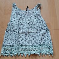 Top Damen Top kurzes Top Größe 34