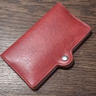 Altes DDR Zellstoff Taschentuch Etui Rot Kunststoff Vintage