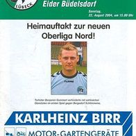 PRG VfB Lübeck U23 - FT Eider Büdelsdorf 22. 8. 2004 Fußball Oberliga Nord Sport