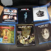 Blue ray 6 x Scream silent hill Zimmer 1408 u.a
