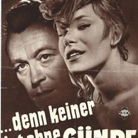 Filmprogramm IFB Nr 4200 ... denn keiner ist ohne Sünde Claus Holm 4 Seiten