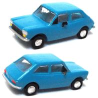 Fiat 127 ´71, Kleinwagen, blau, 3D-Druck-Kleinserie, Ep4, Spur N